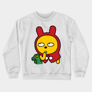 KakaoTalk Friends Muzi & Con (Red Riding Hood) Crewneck Sweatshirt